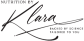 nutrition by klara signature logo black high res